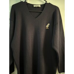 Vintage Disney Donaldson‎ V Neck Minnie Mouse Sweater Size Women's Medium